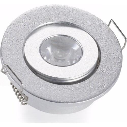 Free ship 10pcs White Black Gold silver mini 3w led recessed ceiling down light lamps living cabinet bedroom led spotlight 3w