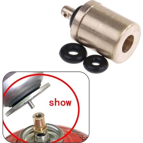 1pc Cylinder Filling Butane Canister Gas Refill Adapter Copper Outdoor Camping Stove