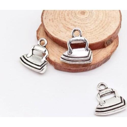 New high quality 16 pcs alloy electric iron fit DIY earring bracelet necklace charms Jewelry Making