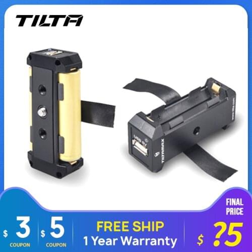 Tilta Power Supply Box for Follow Focus Motor Wireless Nucleus M Nano for Gimbal DJI Ronin S Zhiyun Crane 2 WLC-T04-BP-18650