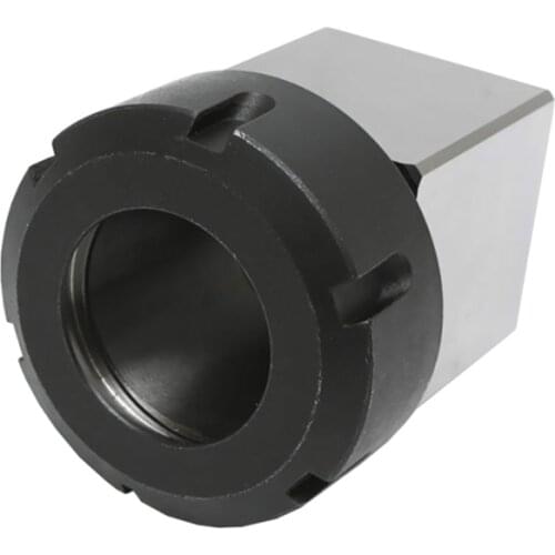 LIJUN 1pcs ER40 ER32 ER25 square/hexagonal collet holder collet chuck bracket, CNC machining center engraving machine