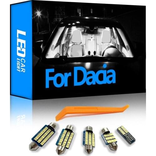 For Dacia Duster Dokker Logan MCV Express Pick-Up U90 K90 F90 L90 l52 Lodgy J92 Sandero B90 B52 Canbus LED Interior Lamp