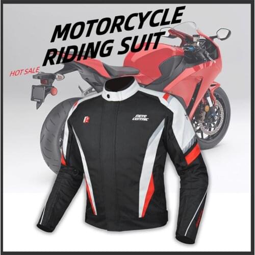 Motorcycle Jersey Elastic Body With Detachable Liner And Protective Gear Anti-fall And Warm Motorcycle Jacket