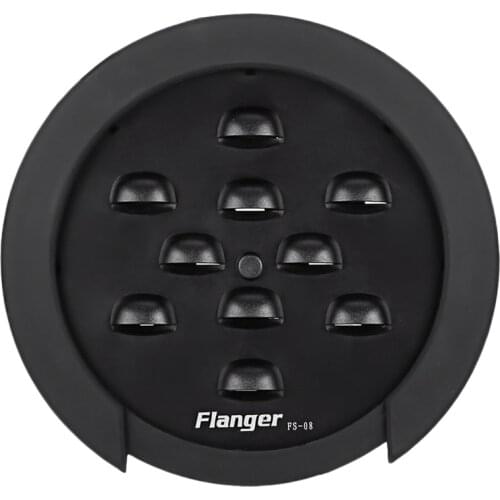 Flanger 100mm ABS Rubber Guitar Sound Cover Adjustable Acoustic Guitar Feedback Suppressor Sound Hole Cover