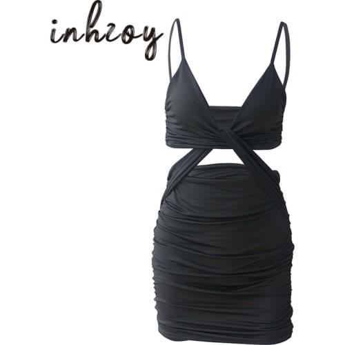 Черные летние платья Inhzoy China At AliExpress