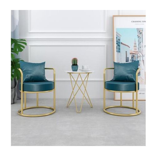 Balcony small table chair net red three piece set modern simple leisure coffee table chair set light luxury one table two chairs