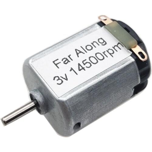 130 Mini DC High Speed Motor 3V 14500RPM Use For Mini DIY Fan And Electric Toy Car Motors Or Small Electric Grinder etc