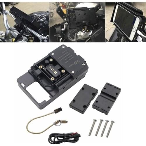 Suitable for BMW BMW R1200GS Waterbird ADV Modified Mobile Phone Stand Navigation Stand USB Charging Phone Holder