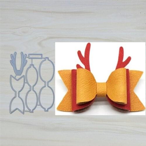 Christmas Deer Metal Cut Dies Stencils for Scrapbooking Stamp/Photo Album Decorative Embossing DIY Paper Cards