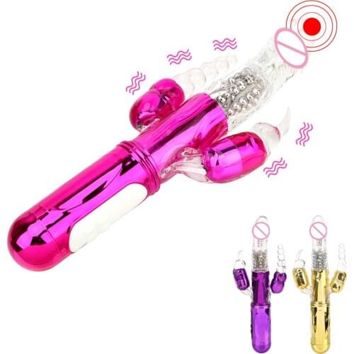 Rotating Beads Vibrators For Women Dildos Anal Plug Vaginal Clitoris Massager Masturbator Sex Toys Adults Products Erotic Shop