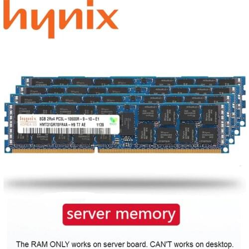 Hynix 4gb 8gb 16gb 32gb ddr3 pc3 pc3l Server memory 1333mhz 1600mhz 1866mhz 4g 8g 16g 32g 1333 1600 1866 mhz ram