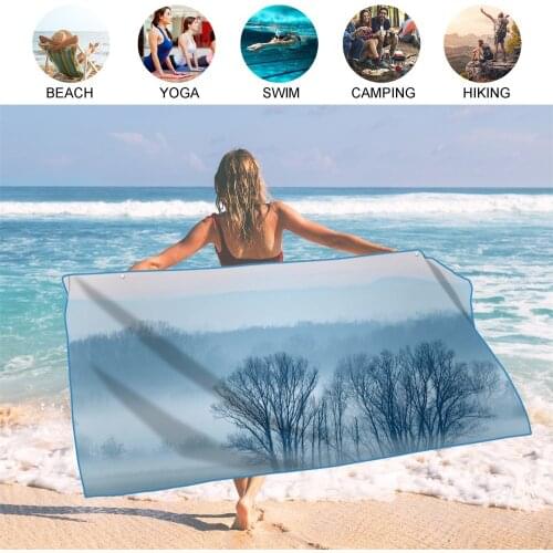 3D Printed Microfiber Beach Towel Quick Drying Wearable Bath Towels For Swimming Surf Swim Pool Lounge Chair Cover Up Blanket
