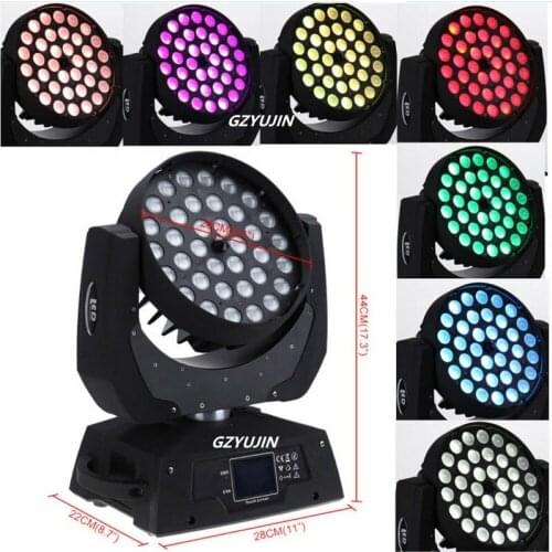 4pcs/lot 36*10W RGBW LED Moving Head Stage Lights DMX Beam Party DJ Club Lighting