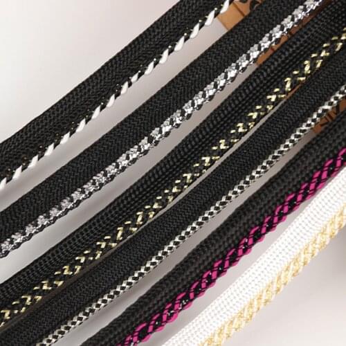 5Yards Gold Silver Twisted Braided Ribbon Curved Lace Trim Pillow Bedding Piping Lip Cord Trim Rope Sewing Clothing Accessories