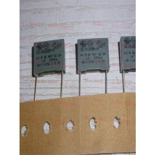 5 PCS R.46 R46 MKP X2 SH 1UF 275VAC 105 M P=27.5mm