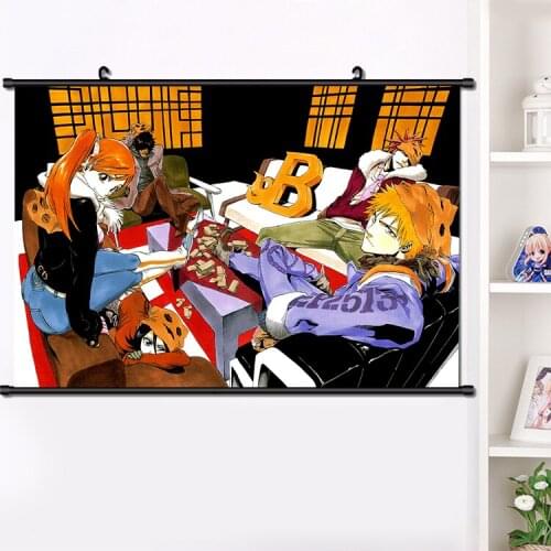 Anime BLEACH Sado Yasutora Wall Scroll Poster Wall Hanging Mural Home Decor Collection Art Print Picture Poster Gifts 40x60cm