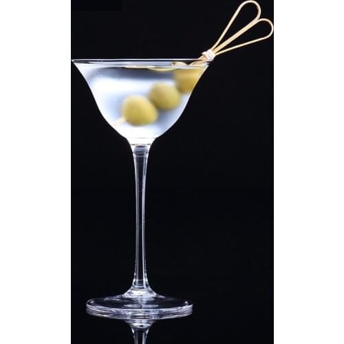 Lead-free crystal Glass wine cup Japanese-style UFO dry martini glass goblet Manual blowing wine glass Party bar Drinkware