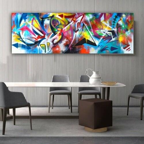 Colorful Abstract Poster Decor Painting Canvas Wall Art Living Room Bedroom Decoration Hanging Painting Oil Painting No Frame