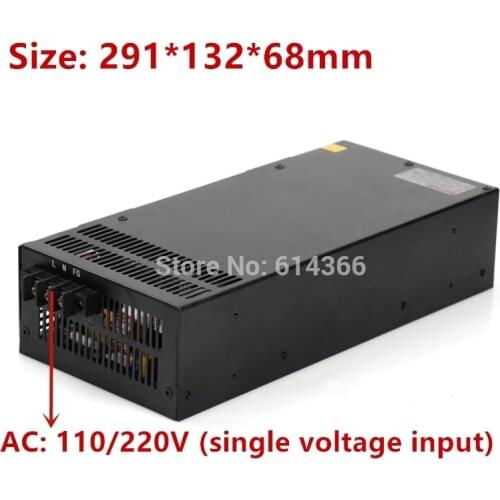 DC 12V 13.5V 15V 24V 27V 30V 36V 48V 60V 68V 110V 1000w 1200W Switching Power Supply Transformer AC-DC SMPS 110/220VAC