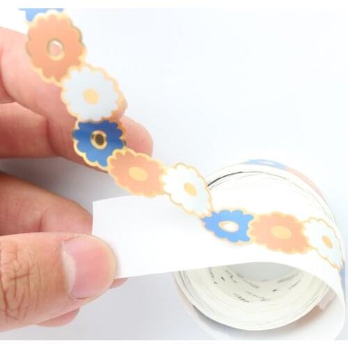 Domikee gold foil hollow decorative washi tape rolls for dairy planner DIY bullet traveler journal masking tape accessories