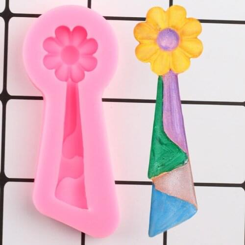 Flower Silicone Molds Tassel Border Fondant Mold Cupcake Topper DIY Cake Decorating Tools Candy Clay Chocolate Gumpaste Moulds