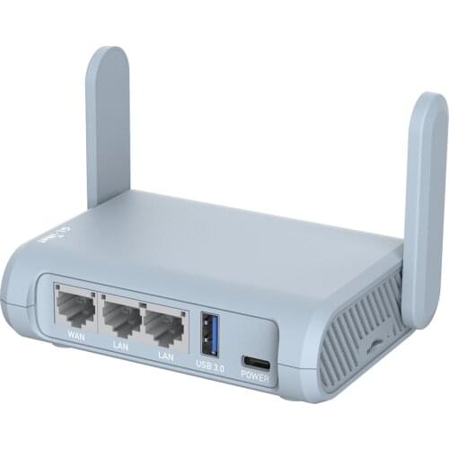GL.iNet Beryl (GL-MT1300) Gigabit Dual-band Wi-Fi Travel Router Support IPv6 OpenWrt pre-Installed, Pocket-Sized Hotspot