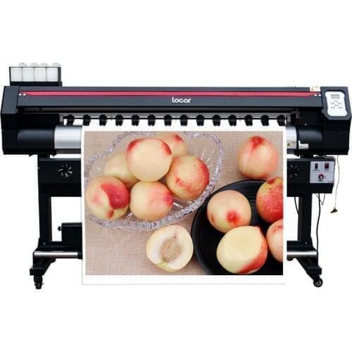 Locor Inkjet Printer Easyjet Digital Printing Machine For Stickers Double Head Flex Printer 1.8M 1800Mm Wide Format Printer