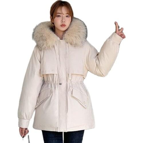 New Korean Version of Jacket Women Winter 2021 Fashion Park Lamb Hair Liner Pie TO Overcome The Short And Velvet Thick Coat