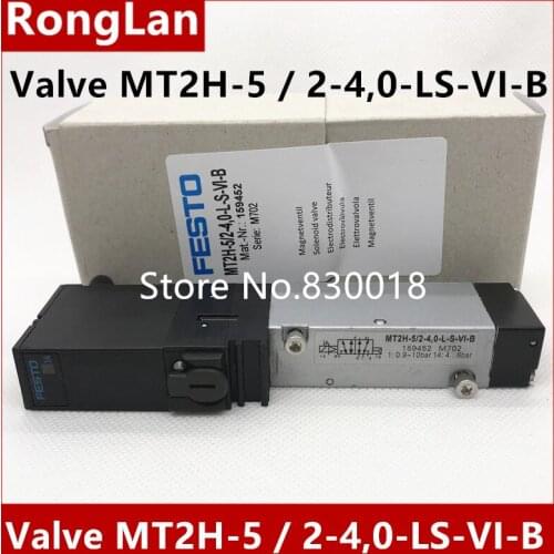 New original authentic FESTO solenoid valve MT2H-5 / 2-4,0-LS-VI-B stock 159452 MT2H-5/2-4.0-S-VI-B 159453