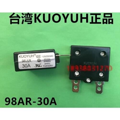 Original new 100% overload protector 98AR-30A 98AR-40A self-reset overload protection switch 98AR 30A 125V/250VAC 32VDC 50/60Hz