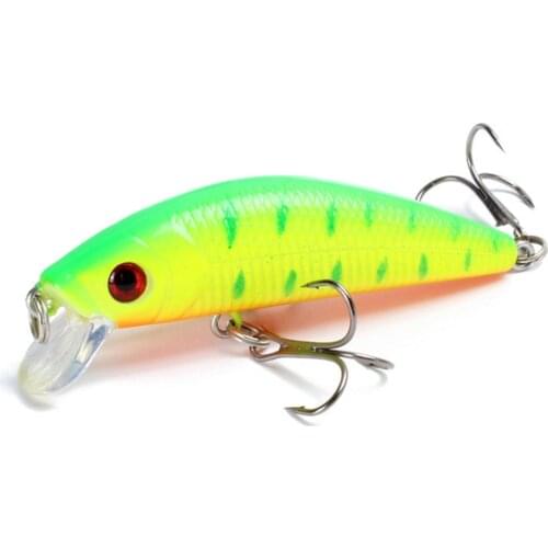 1pcs Classic Minnow Fishing Lure 7cm 8g 3D Eyes Hard Bait Fake Fish Crankbait Wobblers Artificial Swimbait Peche Fishing Tackle