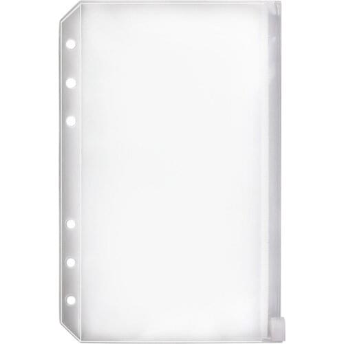 1pc A5 A6 A7 Transparent PVC Loose Leaf Storage Bag Pouch for Spiral Notebook Pages Cover Case