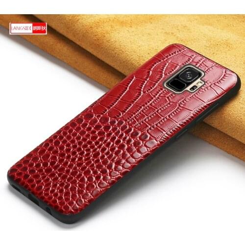 For Samsung Galaxy S8 S8plus S9 S10 Note 8 9 Thermal capa cover The New Genuine Leather Original Shockproof Coque phone case