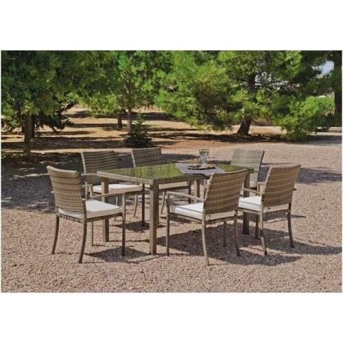 Garden terrace table Abasari-150 huitex 75 cm (height) 150 cm (width) 90 cm (bottom)