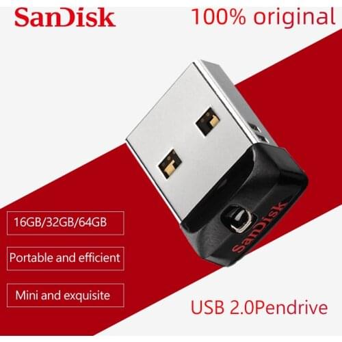 Sandisk Mini USB Flash Drive PenDrive Tiny Pen Drive U Stick U Disk flash Memory Stick Usb Stick small Gift 16GB 32gb 64gb