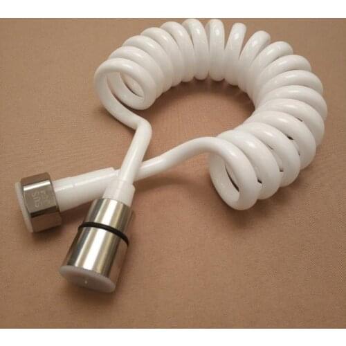 Spring Flexible Water pipe Plumbing shower hose with stainless steel nuts Toilet Bidet Sprayer Gun Connect Pipe 1.5/2m/3m