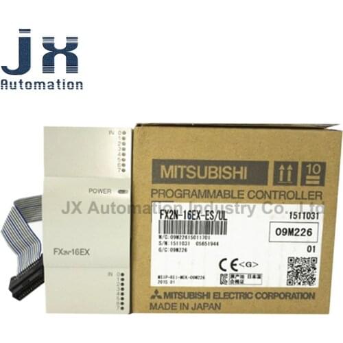Japan Original Mitsubishi FX2N PLC Input Module FX2N-16EX-ES/UL 8ER 32ER 48ET-ESS/UL 8EYR EYT