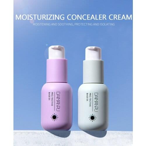 45ml Liquid Isolation Cream Brighten Skin Tone Moisturizing Concealer Makeup Primer Whitening Waterproof Foundation Cream TSLM2