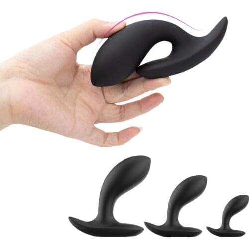 3pcs Silicone Anal Plugs Training Set Bullet Dildo Anal Sex Toy For Woman Male Prostate Massager Butt Plug Outdoor Adult Sex Toy