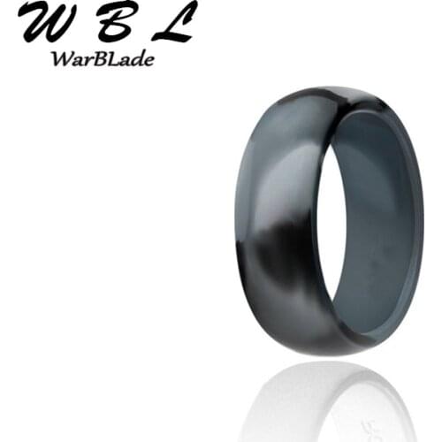 4pcs Food Grade FDA Silicone Ring Hypoallergenic Crossfit Flexible Silicone Finger Rings 6-12 Size For Men Women Wedding Rings