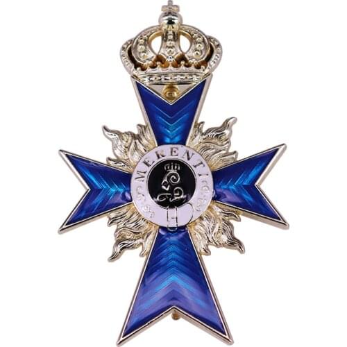 Bavarian Military Merit Order Cross Crown Badge