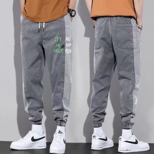 New Mens Pants Harajuku Fashion Streetwear Cargo Pants Men Casual Elastic Waist Hip Hop Men Clothing Jogging Pants Men Trousers