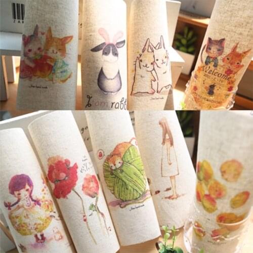 Chainho Hand Dyed Cotton Linen Fabric/Sewing Quilting Patchwork Decor Cloth Of Placemat/Purse/Bags/Cushion/Pillow/Frame Painting