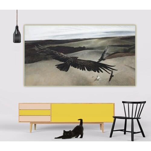 Citon Andrew Wyeth《Soaring》Canvas Oil Painting Artwork Poster Picture Wall Decor Background Home indoor Decoration