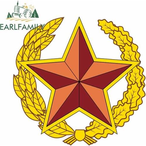 EARLFAMILY 13cm x 12.6cm Armed Forces of Belarus Decal Vinyl JDM Window Bumper Decoration Graphic Laptop Skateboard Car Sticker