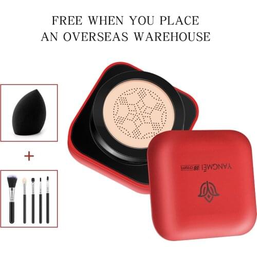 EZSOZO Mushroom Head Cushion CC Cream Foundation Concealer Fixing Makeup Whitening Moisturizing Oil Control BB Cream Cosmetics