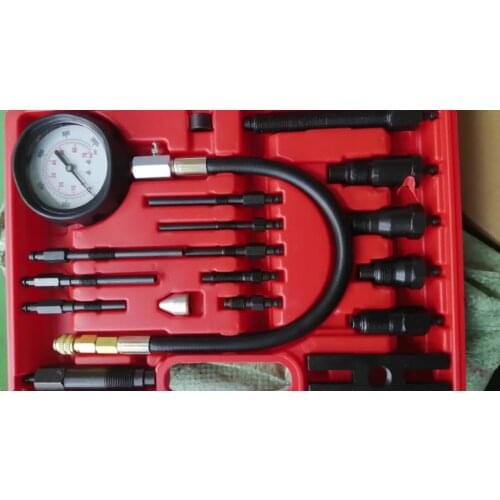 NANTAI NO.1089 Diesel Car Cylinder Pressure Gauge , Cylinder Pressure Meter for Diesel Truck 0-1000PSI 0-70BAR