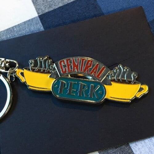 TV Show friends coffe house Central Perk symbol key Souvenirs ring metal Souvenirs novelty present
