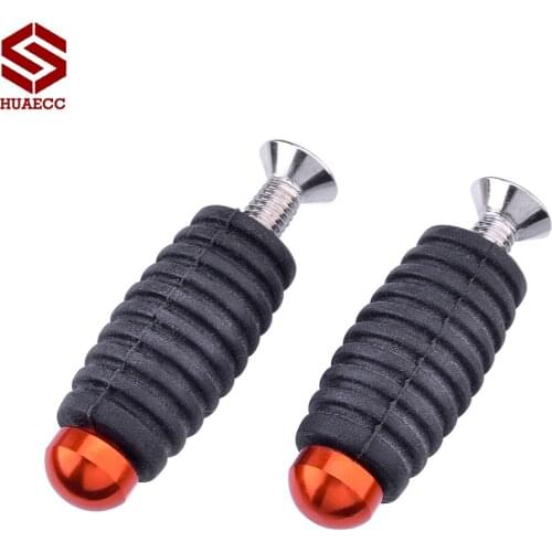 Motorcycle CNC 6mm Racing Gear Shift Brake Lever Footpeg Rearsets Footrests for KTM Suzuki Yamaha Honda Kawasaki