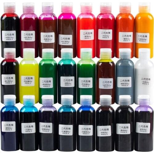 Large Bottle 80g Resin Pigment Kit Transparent Epoxy Resin Coloring Dye Pigment Colorant Dye Fading Resistance Pigment